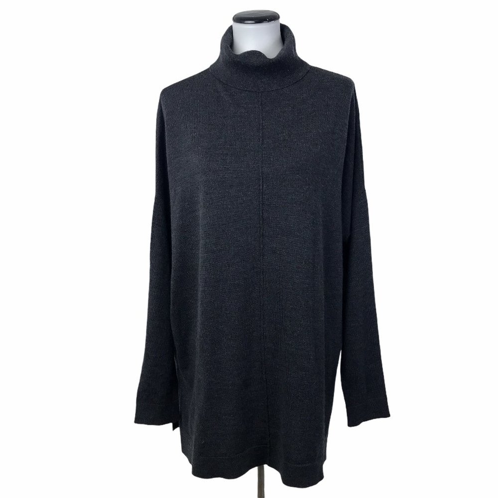 Eileen Fisher Merino Wool Tunic Sweater #107